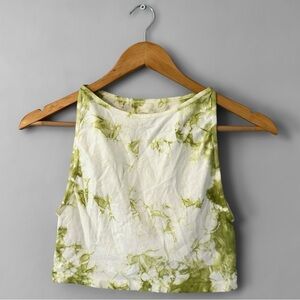 Free People Intimately Green Tie-Dye Women's Top XS/S